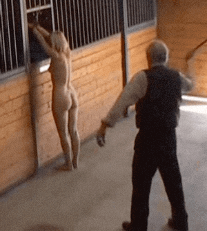 blond FCV-114 Naked Barn Whipping.gif