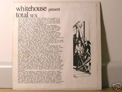 Whitehouse’s 'Total Sex’ (1980) Vinyl, LP, Limited Edition, Come Organisation-WDC 881005, UK front.jpg