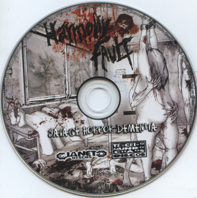 Harmony Fault 'Savage Horror Dementia' (2014) CD Cianeto Discos - CI94 Brazil - disc.jpg