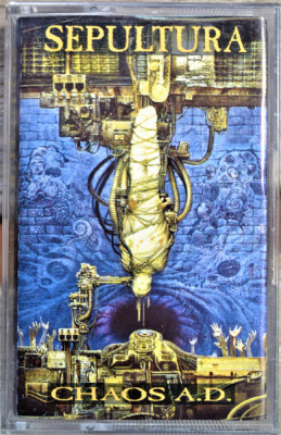 Sepultura 'Chaos A.D.' (1993) Cassette Album Roadrunner Records - RR 9000-4 USA front.jpg