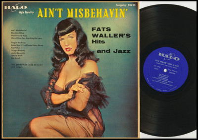 Ain’t Misbehavin’ – Fats Waller’s Hits And Jazz - Bettie Page 1954 Halo 50252.JPG
