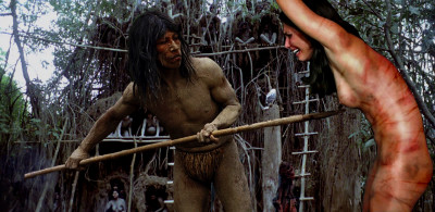 Casey Calvert meets the Yanomami. Some one should make a remake of Cannibal Ferox with her.