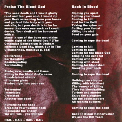 Debauchery 'Back in Blood' (2007) CD CD-Maximum - CDM 0607-2725 Russia (German Death Metal band) lyrics-b.jpg