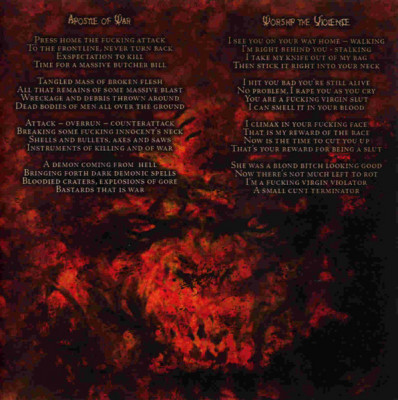 Debauchery 'Continue To Kill' (2008) CD CD-Maximum - CDM 0408-2876 Russia (German band) lyrics-c.jpg