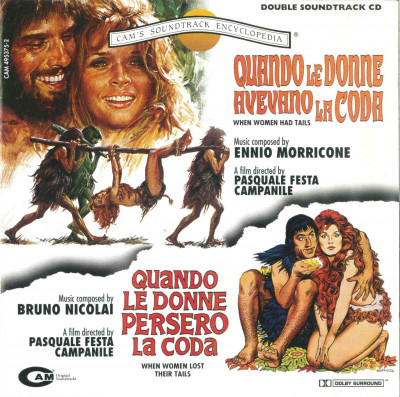 When Women Lost Their Tails 'Quando le donne avevano la coda' (1972) soundtrack CD CAM 495375-2.jpg