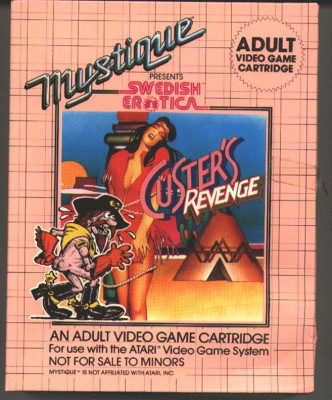 Custers's Revenge Atari game cartridge Mystique [M].jpg